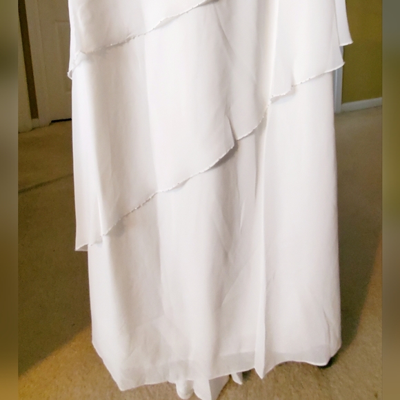 LaBelle Silk Chiffon Wedding Dress - Picture 3 of 8